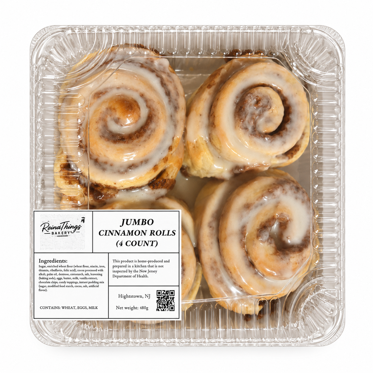 Jumbo Cinnamon Rolls 4ct