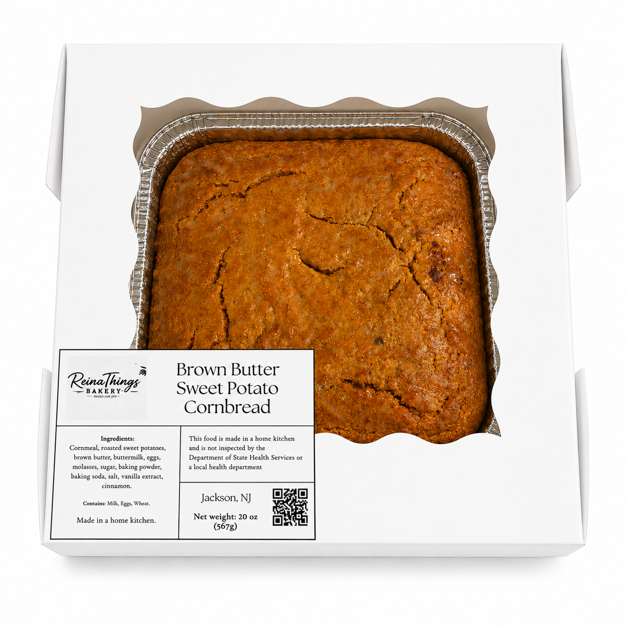 Brown Butter Sweet Potato Cornbread
